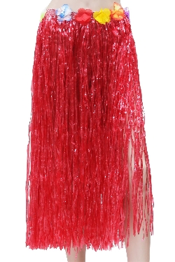 GONNA HAWAIANA 80 CM ROSSA